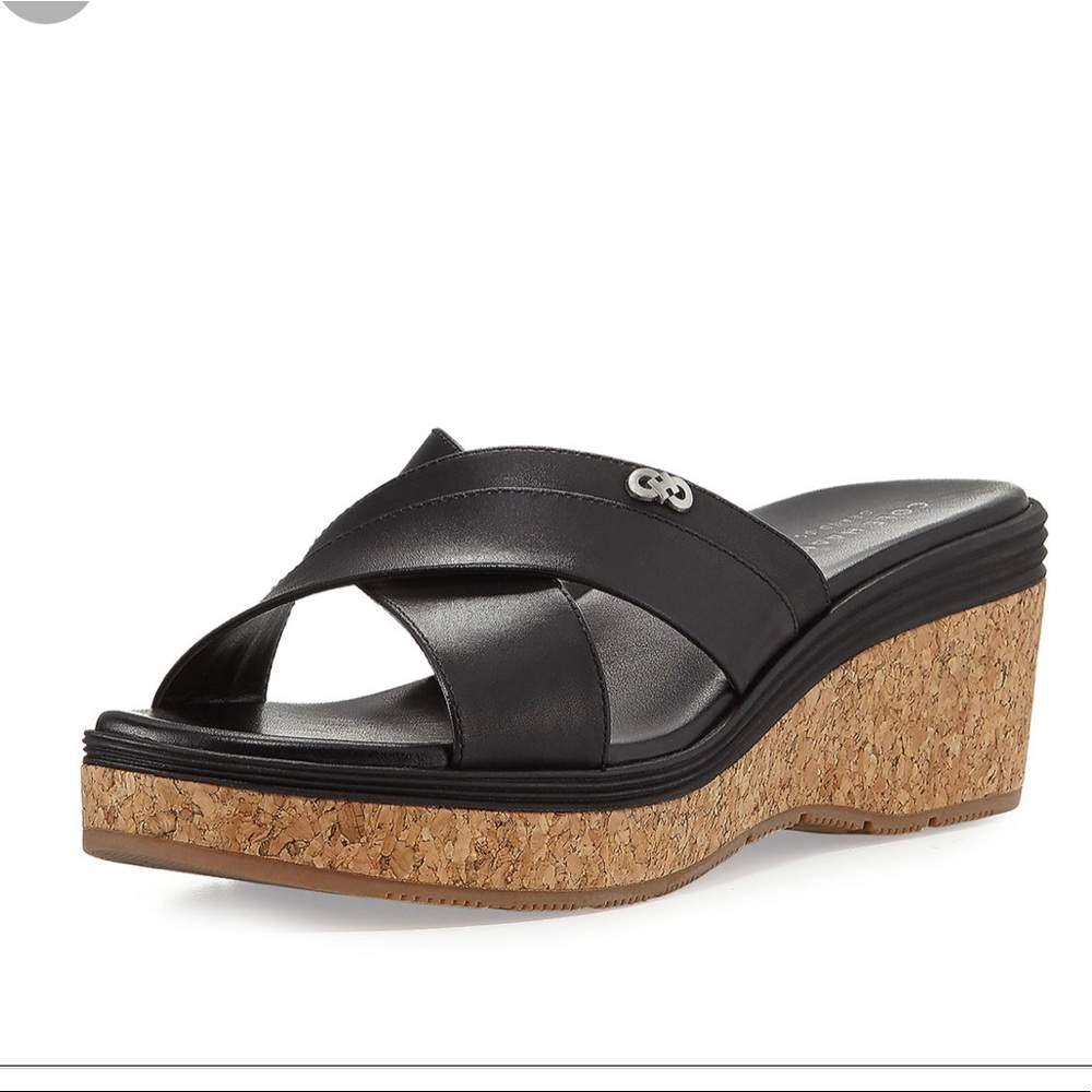 COLE HAAN Briella Grand Cork Wedge NWOB